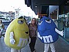 Melinda meets Yellow & Blue M&M