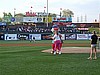 Melinda Throws the 1st Pitch
